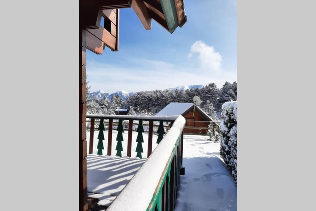 Maison De Bois Finlandaise Au Pied Des Pistes Bolquere Luaran gambar