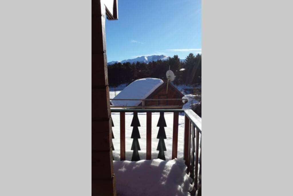 Maison De Bois Finlandaise Au Pied Des Pistes Bolquere Luaran gambar